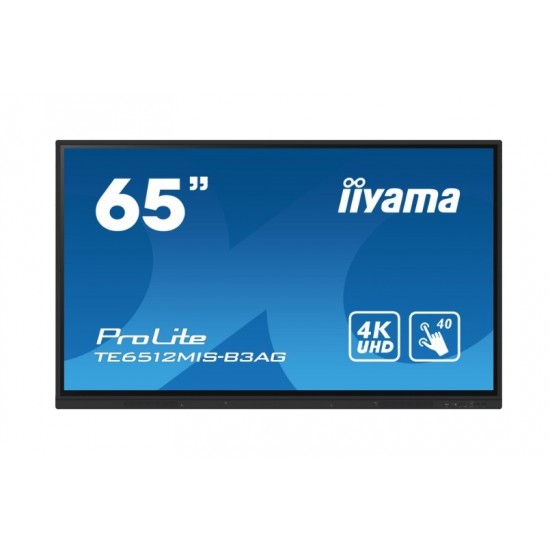 Monitor 65 cali TE6512MIS-B4AG  40pkt,IPS,4K,24/7,7H, ANDROID 14, RK3576, 8/128GB, EDLA, Essential 