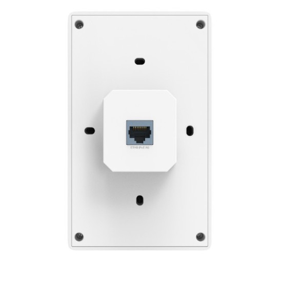 Punkt dostępowy naścienny Omada BE3600 Dual-Band Wi-Fi7 Access Point   PORT:  Uplink: 1× 2.5G RJ45 Port; Downlink: 1× 2.5G RJ45 Port +2× 1G RJ45 Port