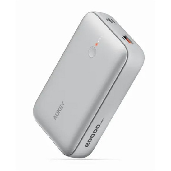 PB-Y57 White Mini PowerBank | 20000mAh | 22.5W | 2xUSB | PD 3.0 QC 3.0 LED