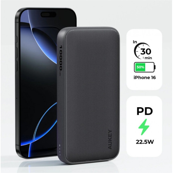 PB-Y46P PowerBank | 10000mAh | 20W | 2xUSB | kabel USB-C
