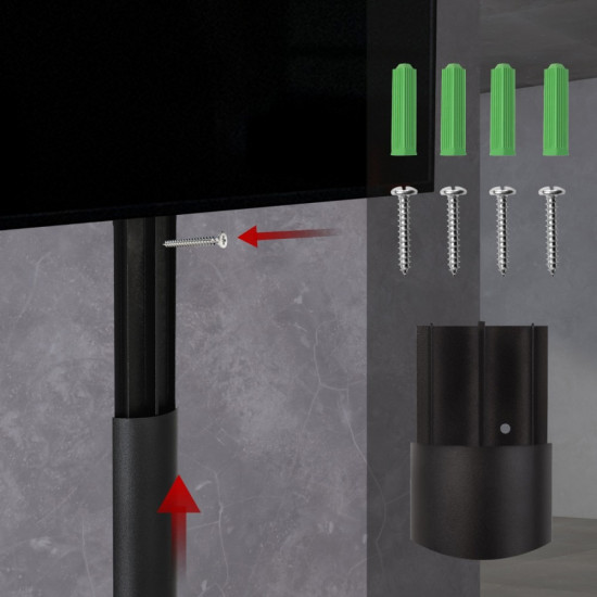 Listwa maskująca MC-814 B aluminiowa, czarna