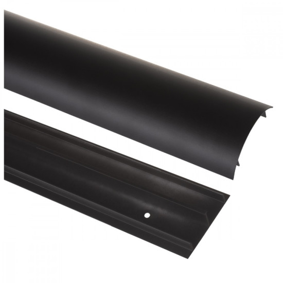 Listwa maskująca MC-814 B aluminiowa, czarna