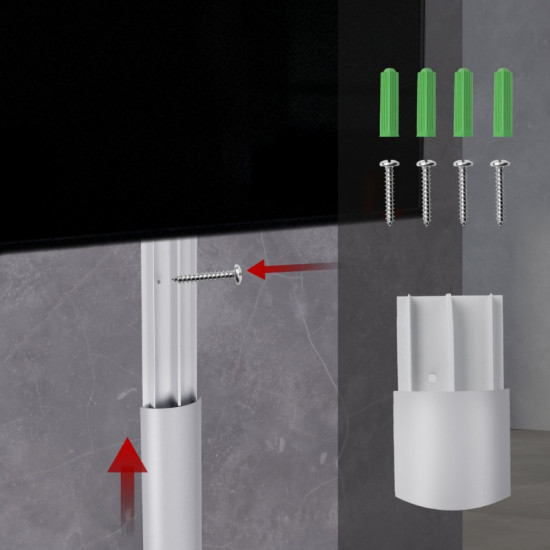 Listwa maskująca MC-814 S srebrna, aluminiowa