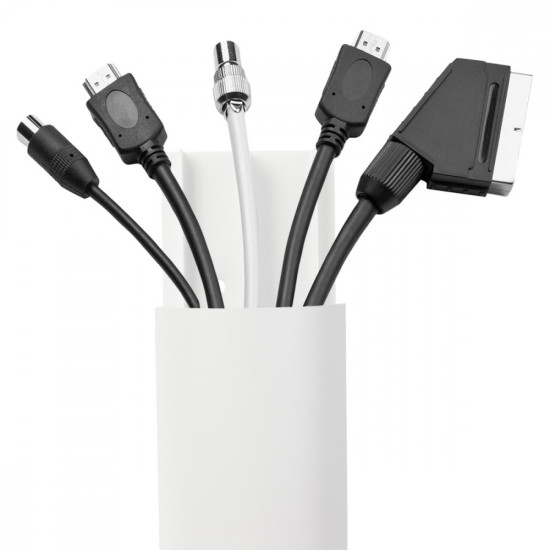 Listwa maskująca MC-814 W aluminiowa, Biała