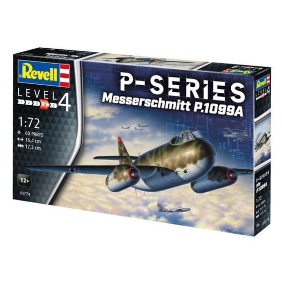 Model plastikowy Samolot Messerschmitt P.1099A-P-SER 1/72 