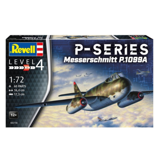 Model plastikowy Samolot Messerschmitt P.1099A-P-SER 1/72 