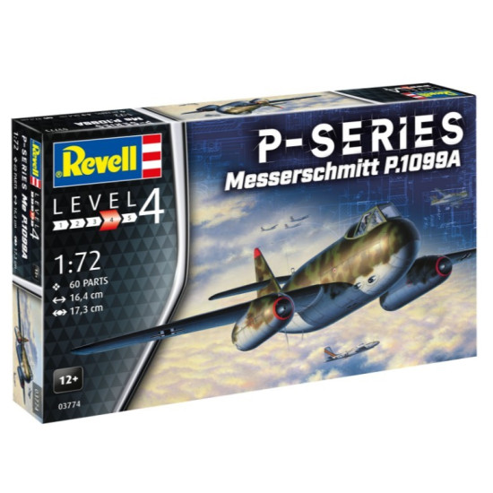 Model plastikowy Samolot Messerschmitt P.1099A-P-SER 1/72 
