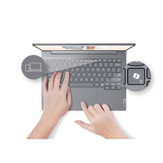 Laptop ThinkBook 14 G8 21SJ008APB W11Pro Ultra 5 225U/16GB/512GB/INT/14.0 WUXGA//Luna Grey/3YRS OS + CO2 Offset 