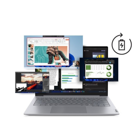 Laptop ThinkBook 14 G8 21SJ008APB W11Pro Ultra 5 225U/16GB/512GB/INT/14.0 WUXGA//Luna Grey/3YRS OS + CO2 Offset 