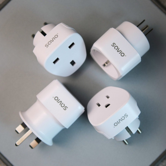 Adapter podróżny, gniazdo EU - wtyk UK AP-04
