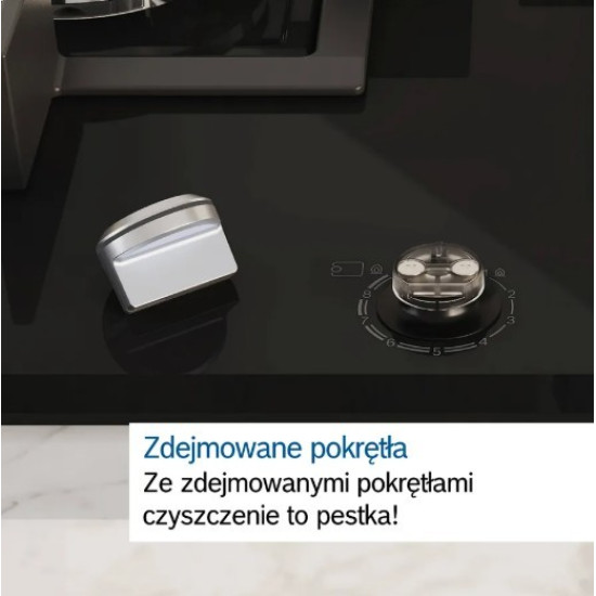 Płyta gazowa PCQ7A5I90 75 cm inox 