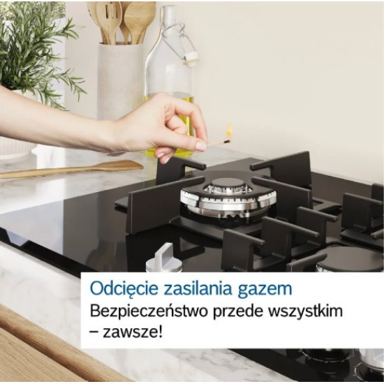 Płyta gazowa PCQ7A5I90 75 cm inox 