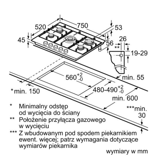 Płyta gazowa PGQ7B5K90