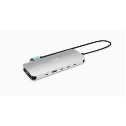 Stacja dokująca USB-C Metal Nano 3x Display Dock 2x HDMI 1x USB-C video Power Delivery 140W + i-tec Universal Charger 140 W 