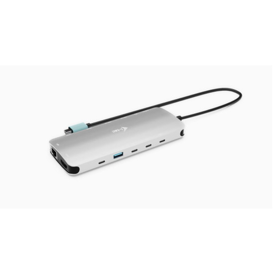 Stacja dokująca USB-C Metal Nano 3x Display Dock 2x HDMI 1x USB-C video Power Delivery 140W + i-tec Universal Charger 140 W 