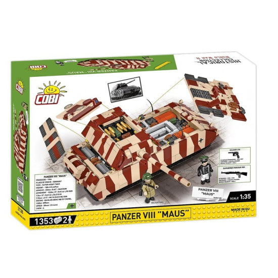 Klocki Panzer VIII Maus