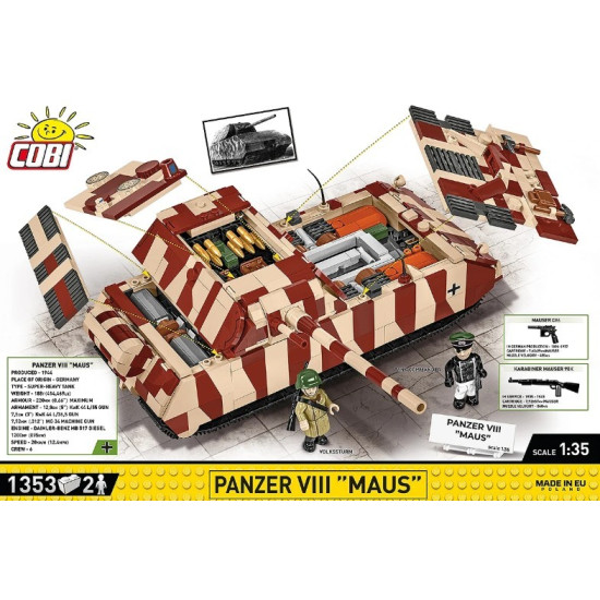 Klocki Panzer VIII Maus