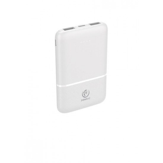 Powerbank P5 (5 000mAh 10W), moc wyjściowa 10W zapewnia szybkie i stabilne ładowanie kompatybilnych urządzeń, jednoczesne ładowanie 3 urządzeń