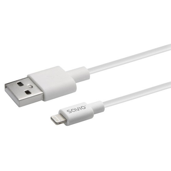 Kabel USB-A do Lightning CL-192 1m biały