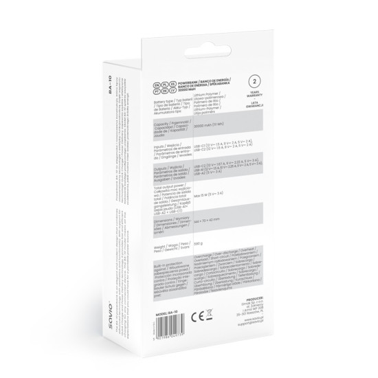 Power bank 30000 mAh, BA-10 