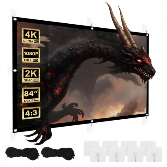 Ekran projekcyjny 84 cale 175x131cm, MC-166 