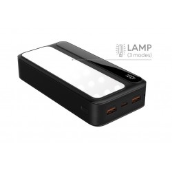 Powerbank P20 LCDPD LAMP 20 000mAh, zintegrowana lampa LED z funkcją latarki