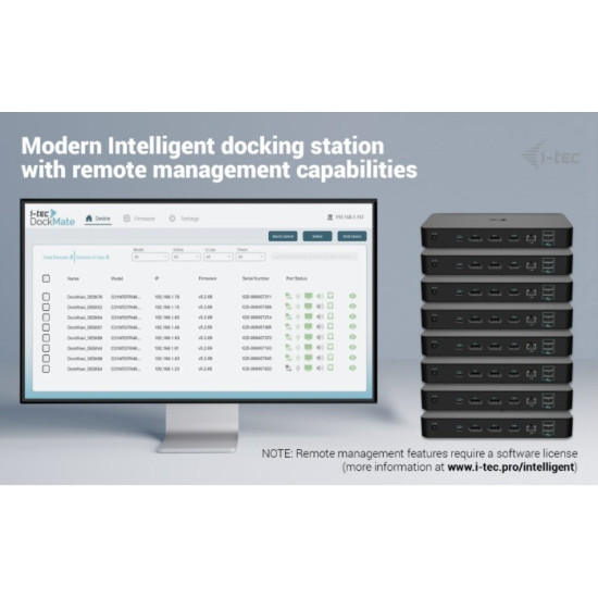 Stacja dokująca USB-C Intelligent Triple Display Docking Station Power Delivery 100W 