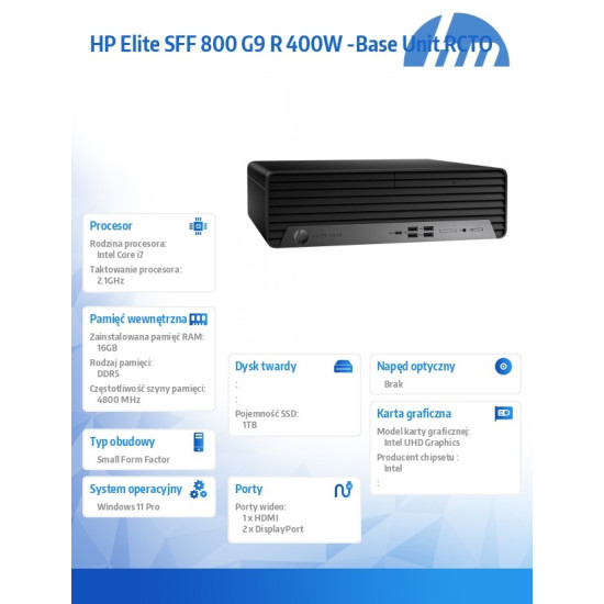 Komputer Elite SFF 800 G9 R i7-14700 1TB/16GB/W11P A55NFET