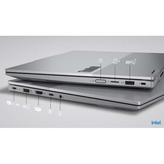 Laptop ThinkBook 14 G5 2in1 21SQ0016PB W11Pro Ultra 5 225U/16GB/512GB/INT/14.0 WUXGA/Touch/Luna Grey/3YRS OS + CO2 Offset 