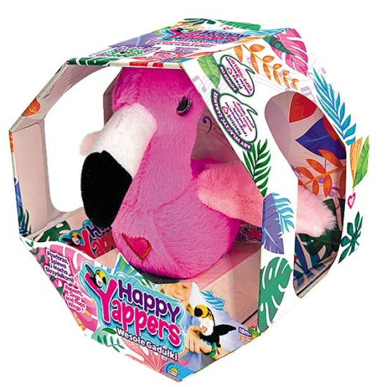 Maskotka interaktywna Happy Yappers Wesołe gadułki - Flaming 