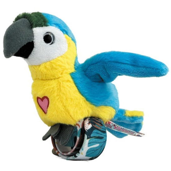 Maskotka interaktywna Happy Yappers Wesołe gadułki - Papuga niebieska 