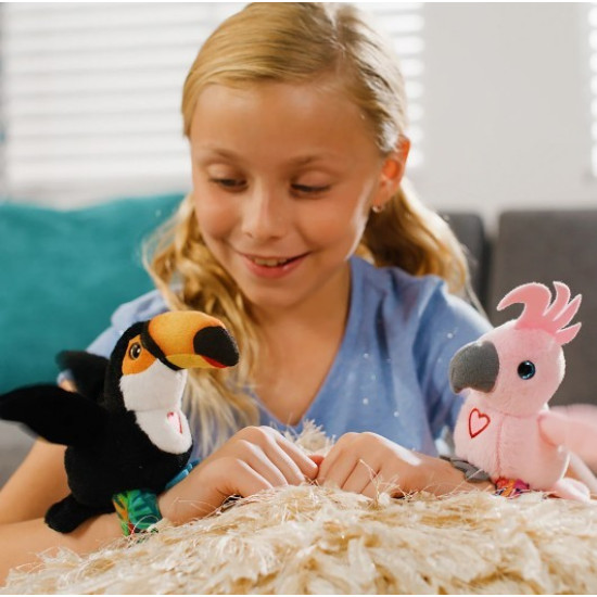 Maskotka interaktywna Happy Yappers Wesołe gadułki - Kakadu 