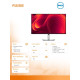 Monitor P3225DE 31.5 cala IPS LED QHD (2560x1440)/16:9/HDMI/DP/USB-C/3xUSB 3.2/RJ45/3Y AES