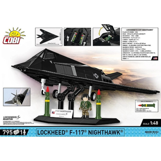 Klocki Lockheed F-117 Nighthawk 795 klocków