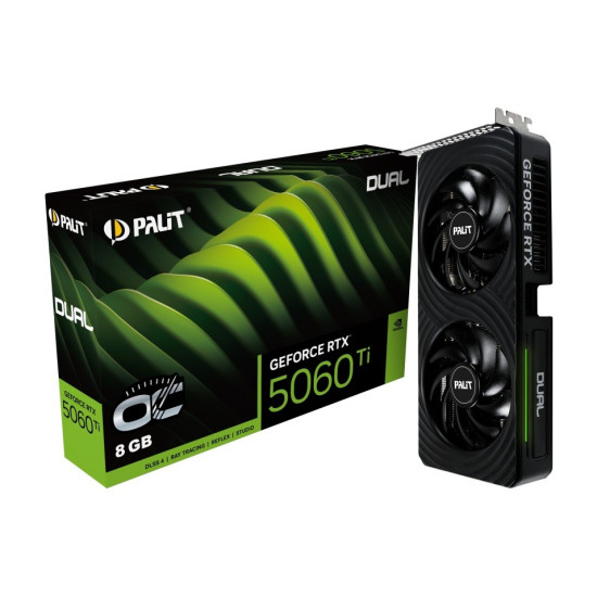 Karta graficzna GeForce RTX 5060 TI DUAL OC 8GB GDDR7 128bit 3DP/HDMI