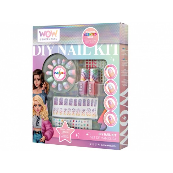 Zestaw do manicure z pachnącymi tipsami 