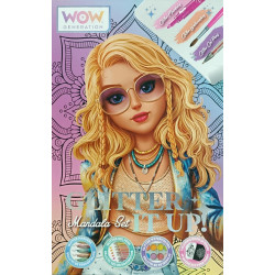 Zestaw kreatywny Mandala brokat 