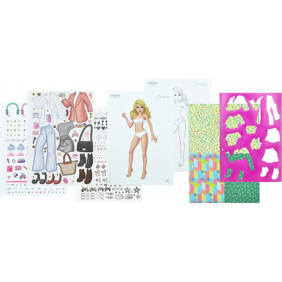 Zestaw Fashion Book Zaprojektuj swój styl WoW Generation 