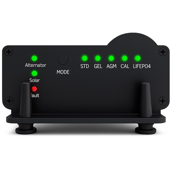 Automatyczna Ładowarka DC-DC 12V z regulatorem MPPT | 25A |      LiFePO4 AGM GEL STD 