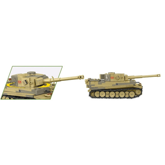 Klocki Panzer VI Tiger I no 131 442 klocki 