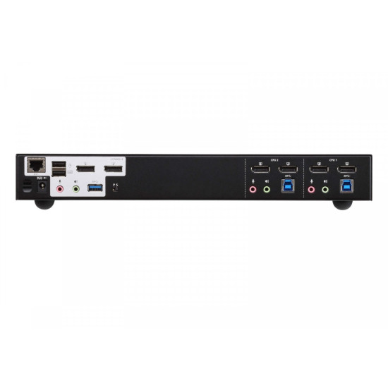 Przełącznik 2-portowy KVMP USB 3.0 DisplayPort 4K Dual Display