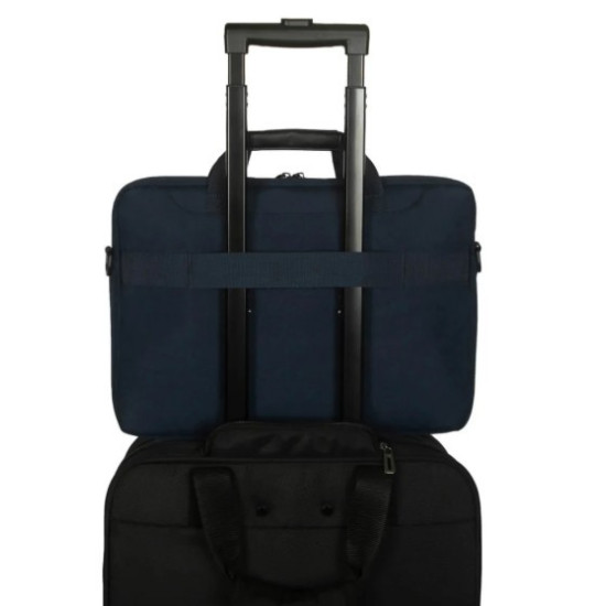 Torba na notebooka 15-16' GeoLite EcoSmart Slim Brief - Niebieska