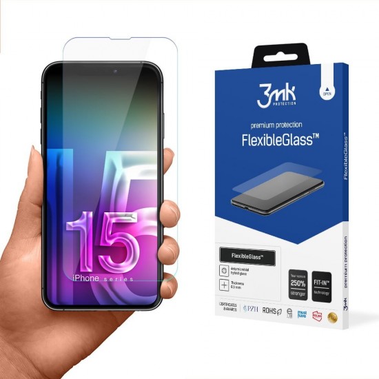 Szkło hybrydowe FlexibleGlass iPhone 15 6,1 cala