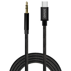 Kabel USB-C do mini-Jack 1m CL-187