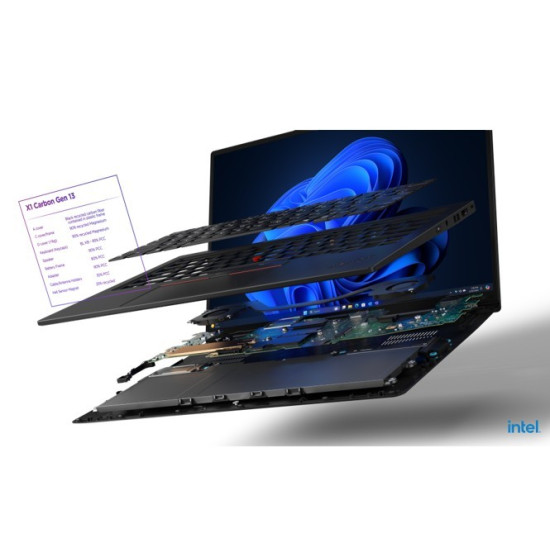 Ultrabook ThinkPad X1 Carbon G13 21NX009CPB W11Pro Ultra 7 255U/32GB/1TB/14.0 2.8K/Touch/Black/3YRS Premier Support + CO2 Offset 