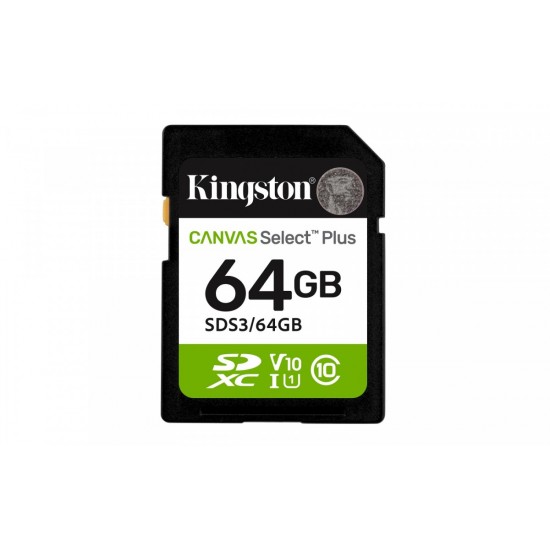 Karta pamięci SD 64GB Canvas Select Plus Gen3 100MB/s