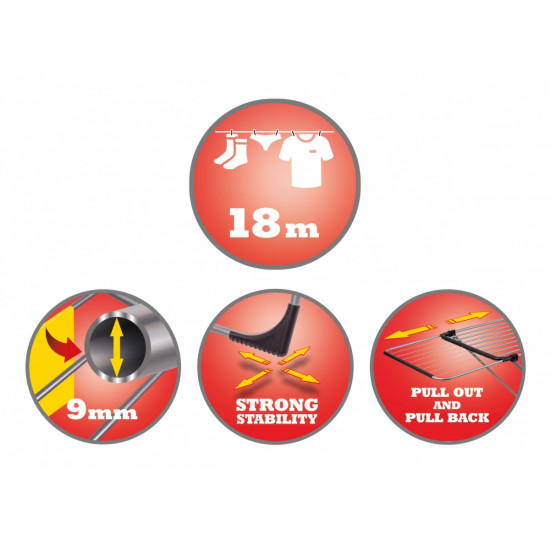 Suszarka uniwersalna MEXO LT8102 powierzchnia 18 metrów