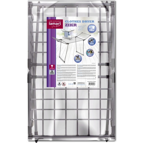 Suszarka uniwersalna  ZIKR LT8104 powierzchnia 15 metrów