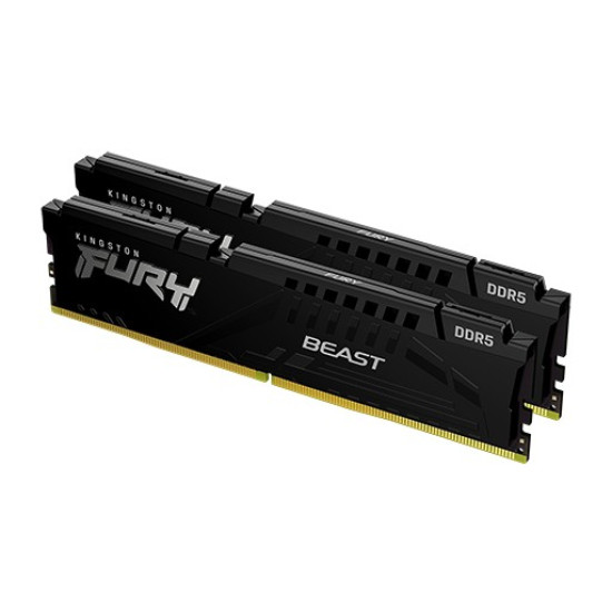 Pamięć DDR5 Fury Beast 128GB(2*64GB)/5600 CL40 czarna