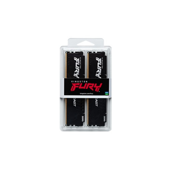 Pamięć DDR5 Fury Beast 128GB(2*64GB)/5600 CL40 czarna